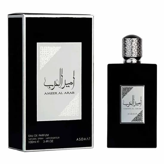Asdaaf Ameer Al Arab Black Eau de Parfum Masculino 100ML