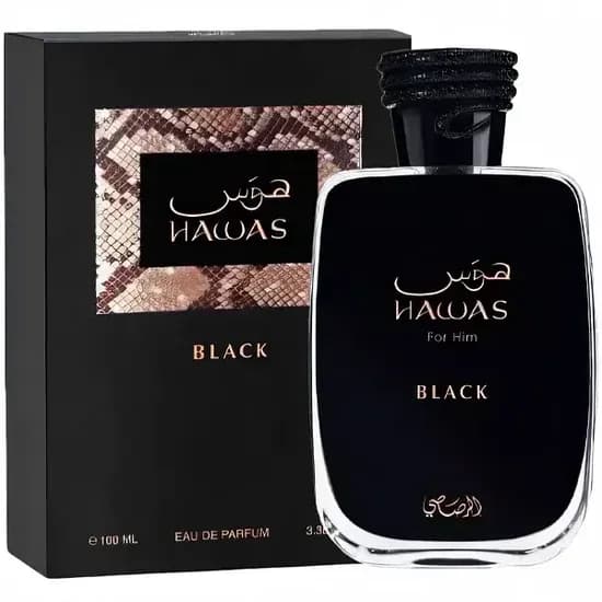 Rasasi Hawas Black Eau de Parfum Masculino 100ML